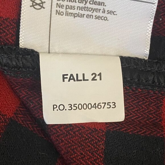 Carhartt Rugged Flex Mid-Weight Button-Up Flannel Shirt Red Black Womens Size 2X - Picture 11 of 13